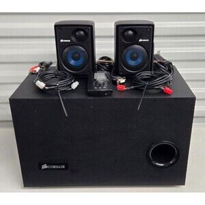 Corsair SP2500 2.1 PC Gaming Speaker System w/ OEM Wires & Control Pod Included